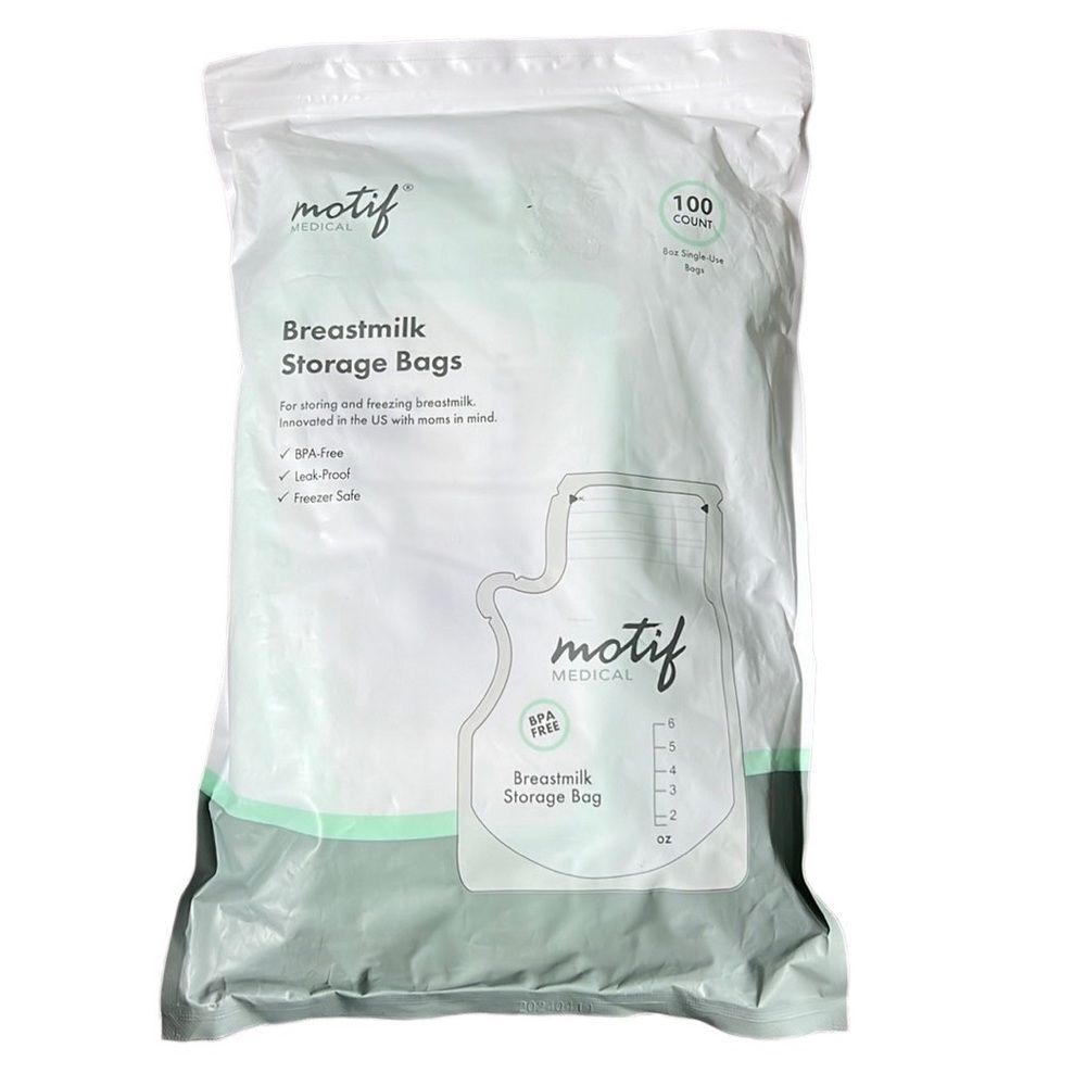 NEW Motif Milk Storage Bags, Pack‎ of 100